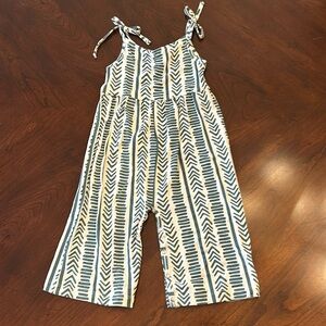 Kate Quinn Bamboo Tie Strap Wide Leg Jumpsuit 12-18 months